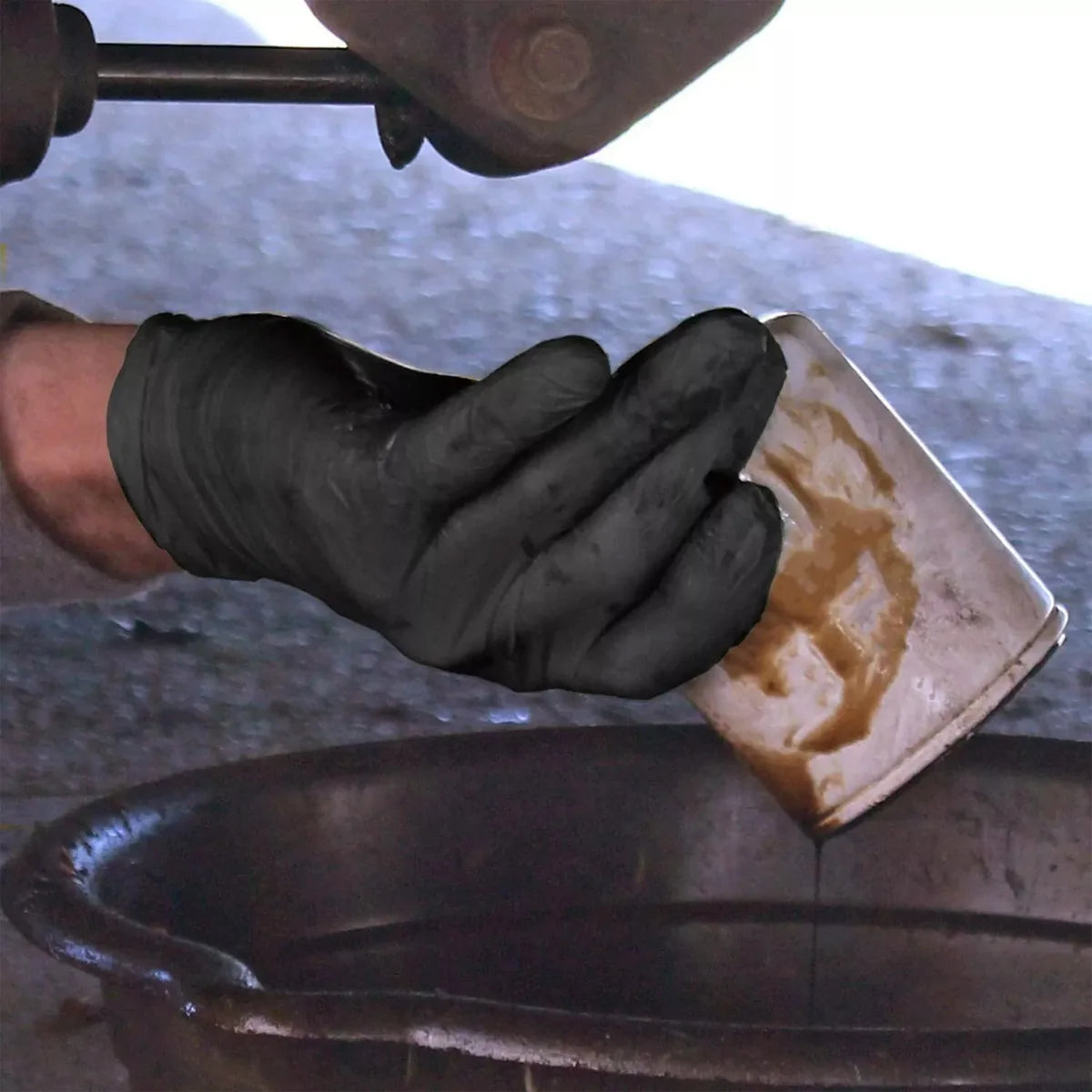 10/20/50/100pcs Bagged Disposable Gloves Black Disposable Gloves