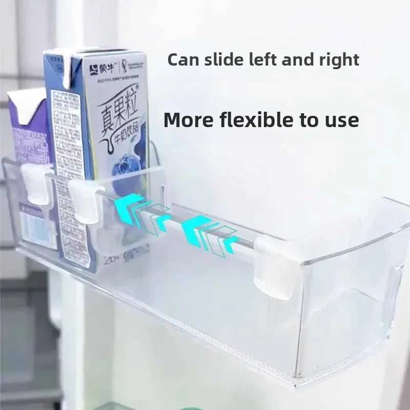 Efficient Refrigerator Organizer Shelf Storage Dividers Eggs