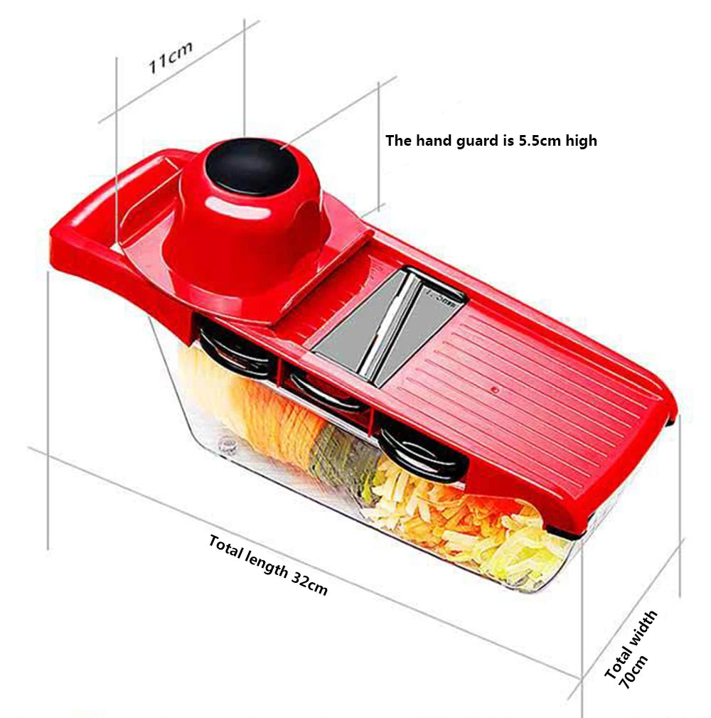 Vegetable Cutter Steel Blade Slicer Potato Peeler Carrot