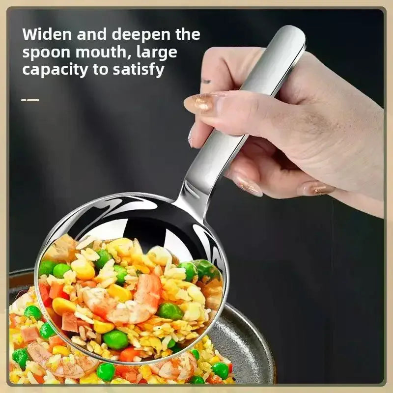 201 Stainless Steel Deepen Tablespoons Soup Ladle Short