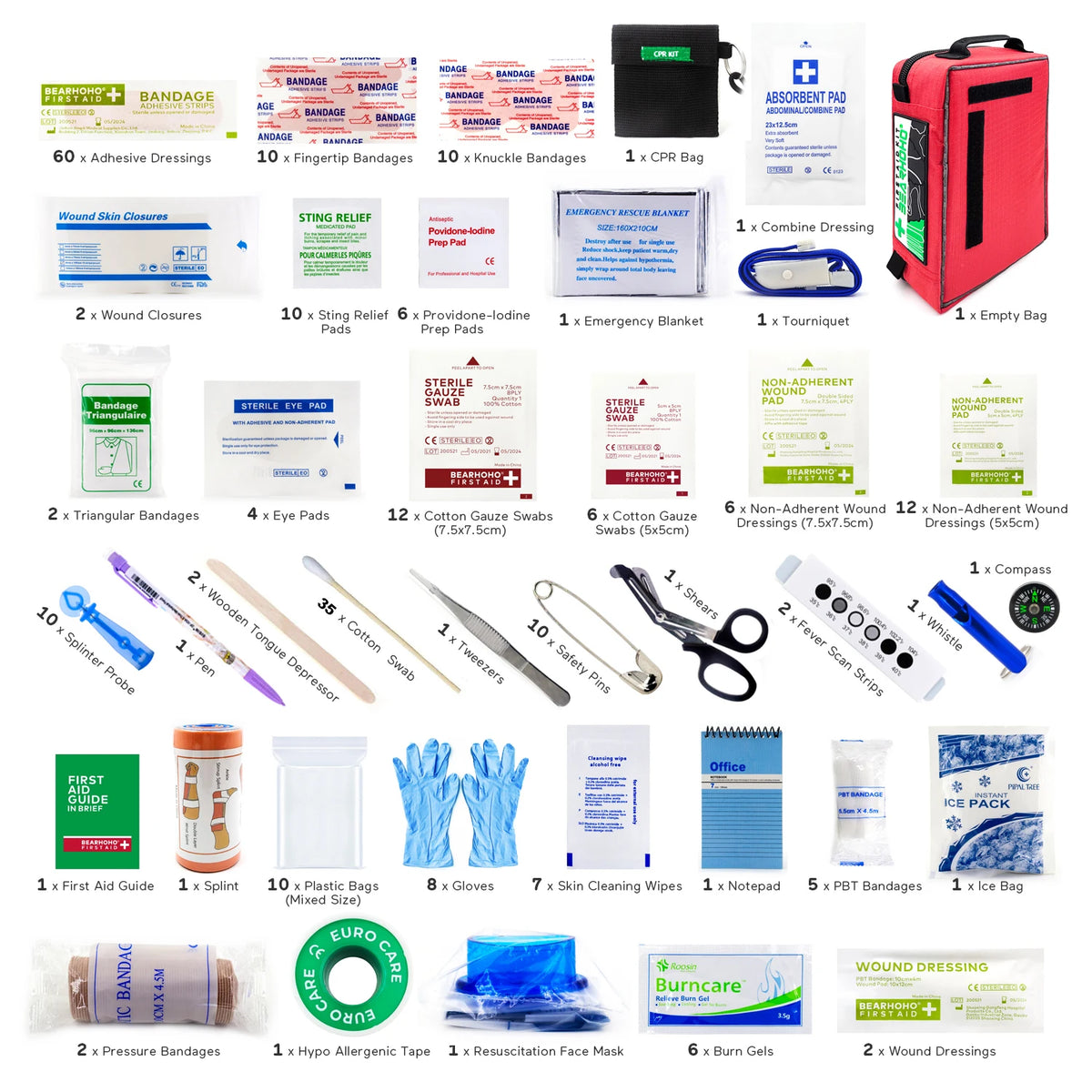 Large First Aid Kit Outdoor Emergency Survival Kit