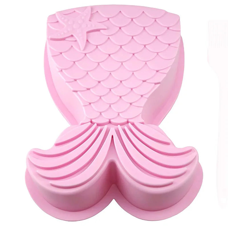 Mermaid Tail Silicone Cake Pan Mermaid Tail Mold