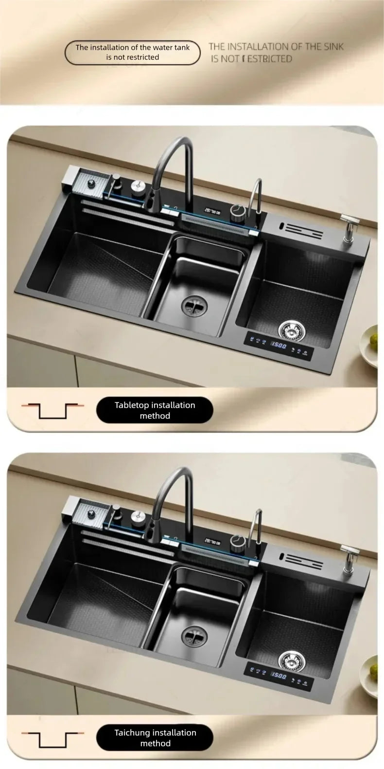 304 Stainless Steel Sink Water Catalyst Purify Ingredients