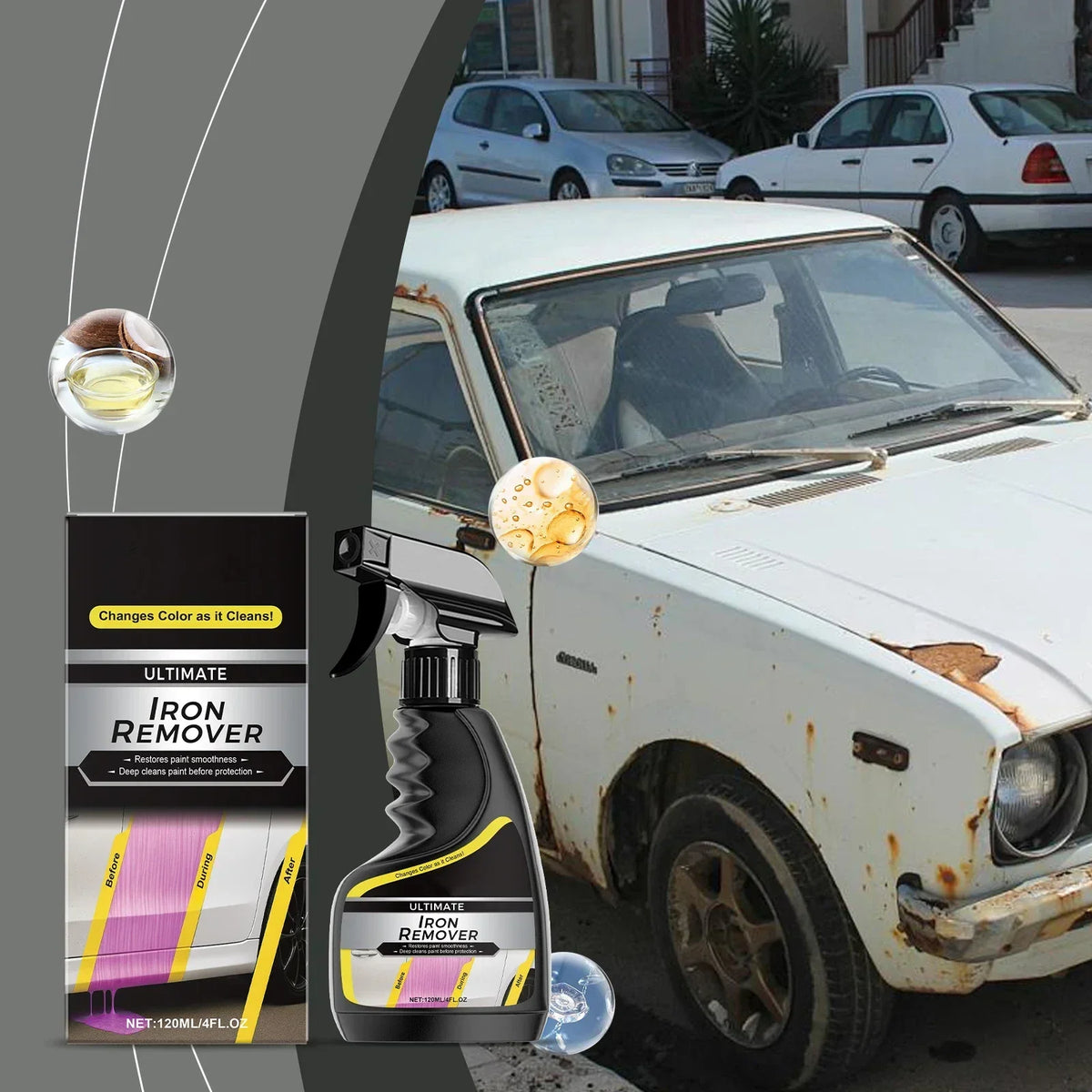 Hs68-Car Rust Remover Quick Remover Exhaust Pipe Rust