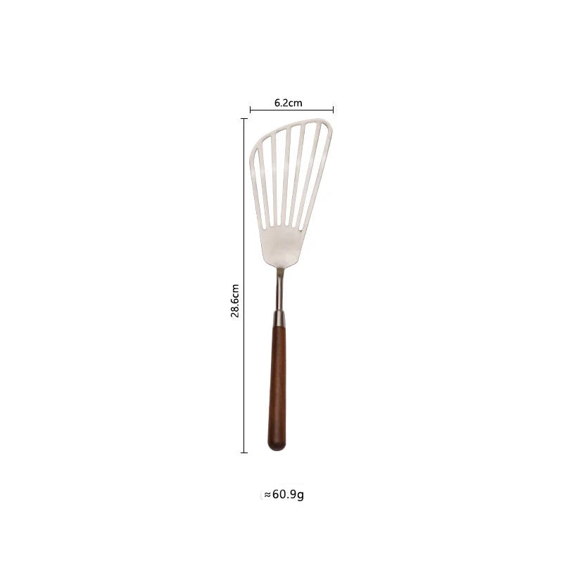 Jaswehome 5pcs Stainless Steel Cooking Spoon Frying Spatula