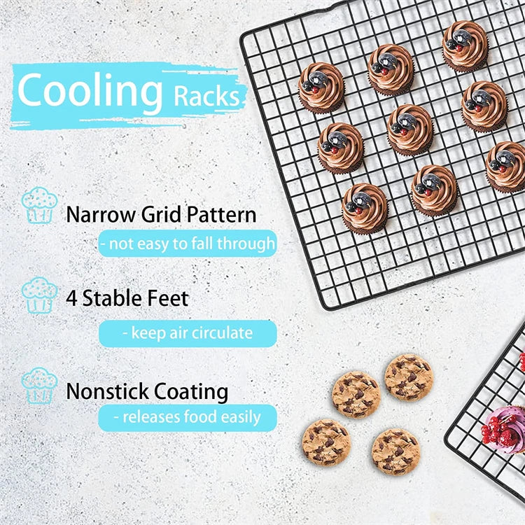 Lmetjma Chef Cooling Rack Stainless Steel Wire Cookie