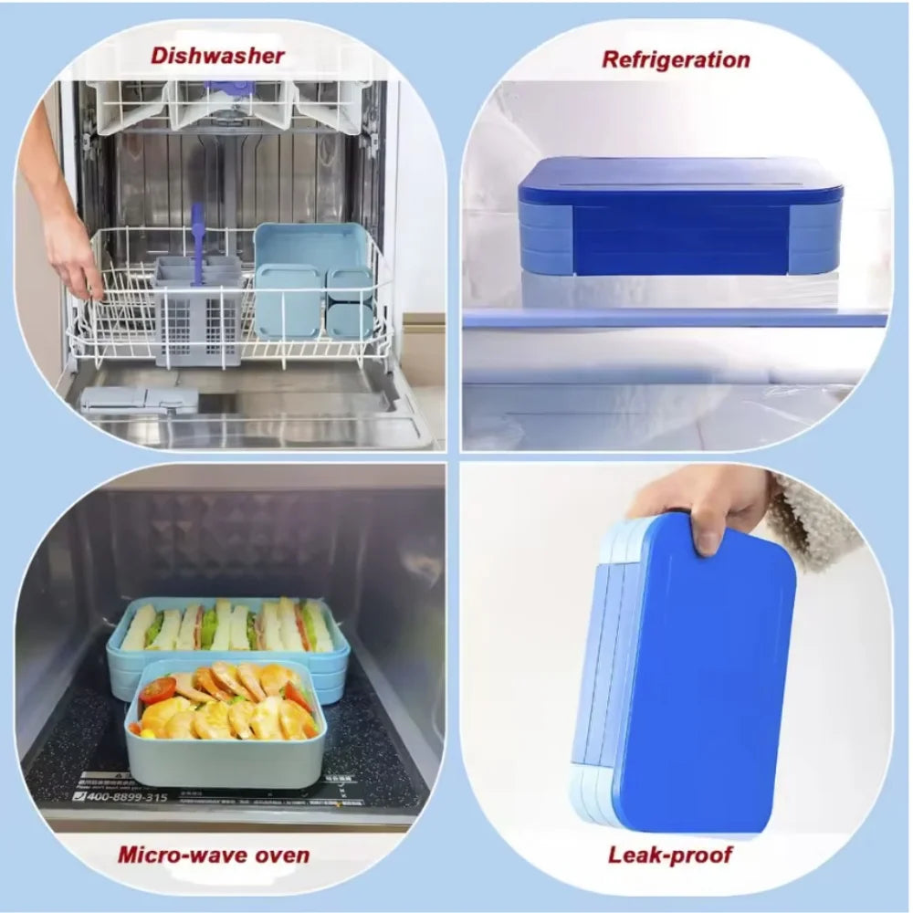 Lunch Box Leak Proof Bpa-Free Bento Lunch Box