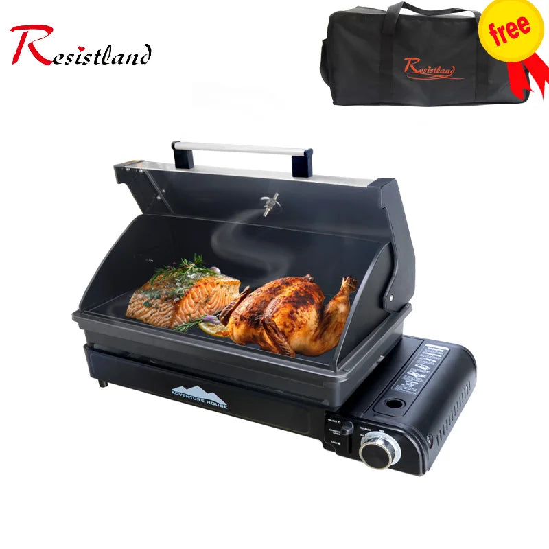 Camping Multi Gas Grill Bbq Stove Grill Folding