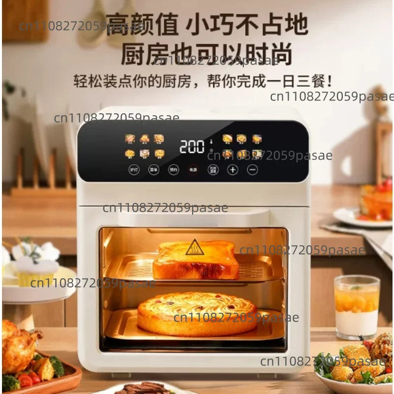 Large-Capacity Touchscreen Smart Multi-Function Air Fryer Oven