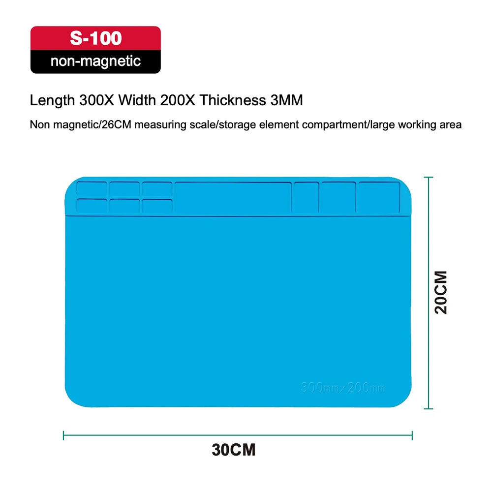 Soldering Silicone Mat Work Mat Heat Anti-Static Esd