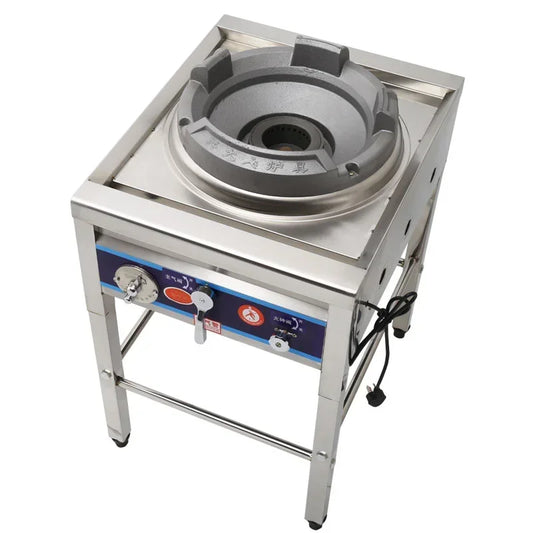 Stainless Steel Fierce Fire Stove Commercial Wok Gas