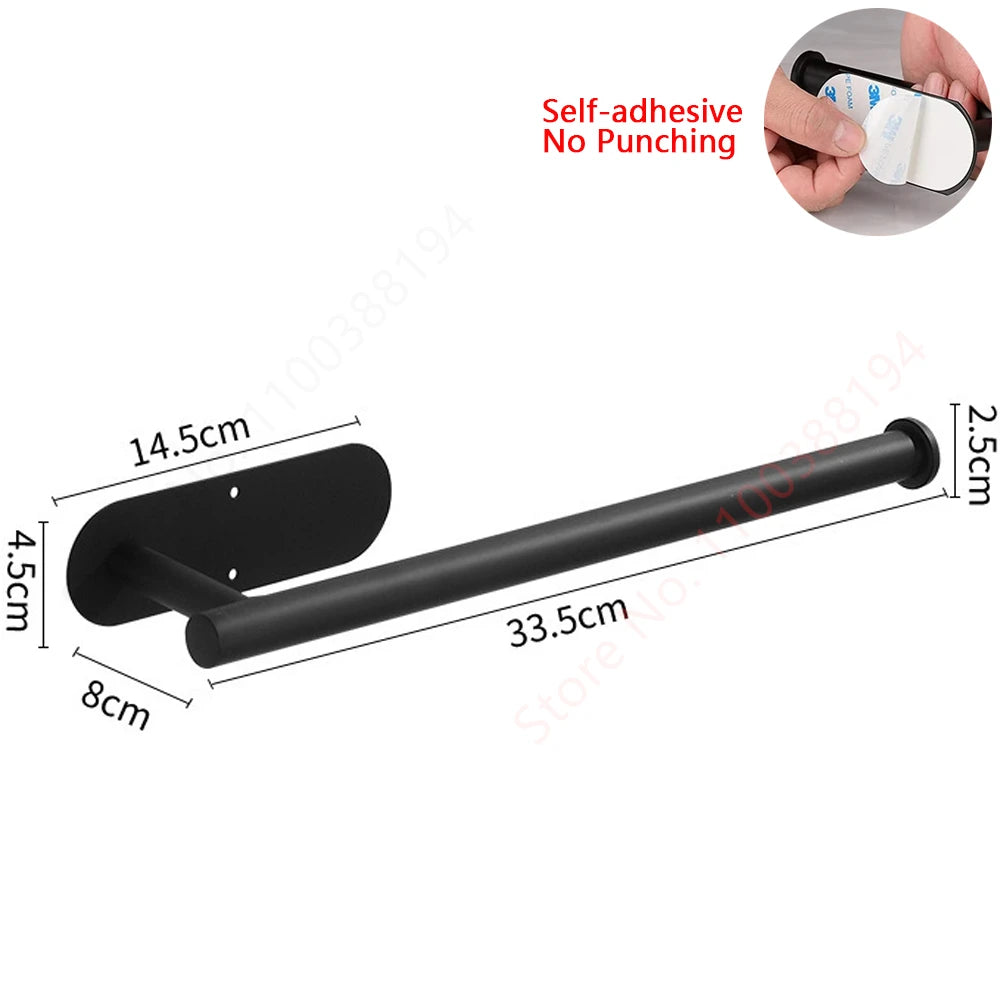 Hanging Paper Roll Towel Holder Bathroom Toilet Storage