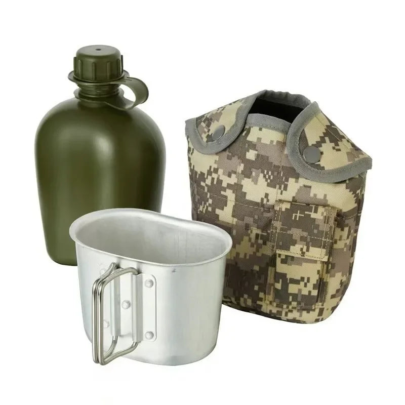 Outdoor Camouflage Water Kettle Military Training Outdoor Camping