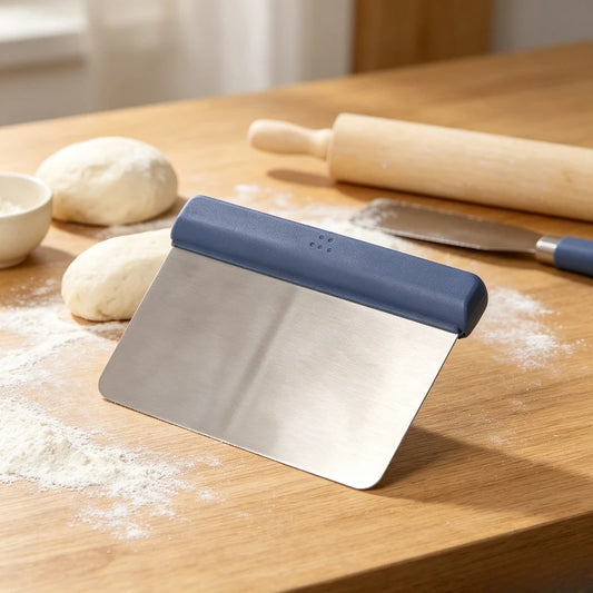 Stainless Steel Dough Scraper Handle Bench Cutter Pastry