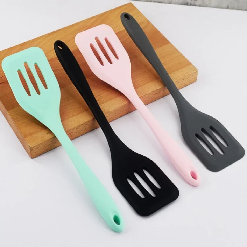 Egg Fish Frying Pan Scoop Silicone Turners Cooking