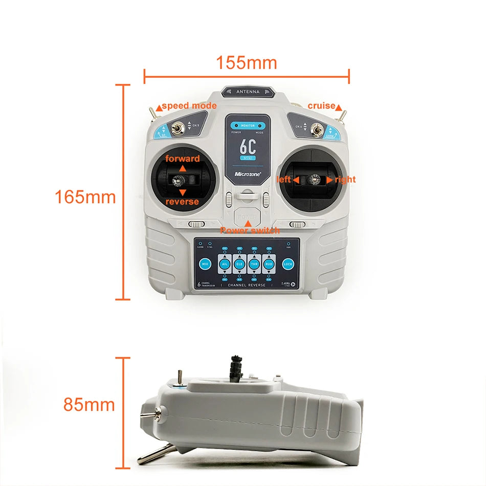 24v Electric 4wd Brushed Controller Wireless Remote Joystick