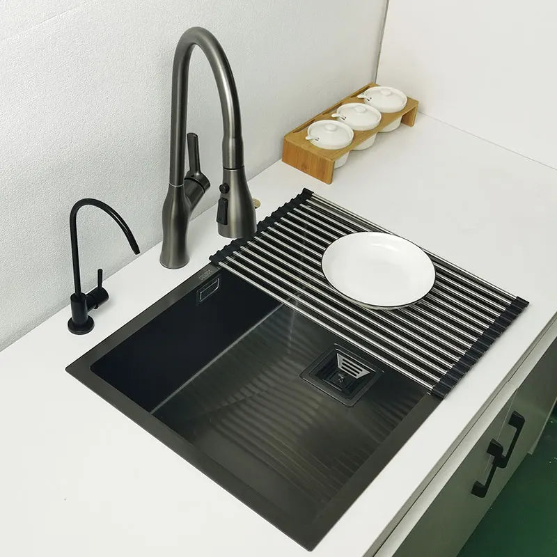 Nano Black Sink Above Counter Or Undermount Sinks