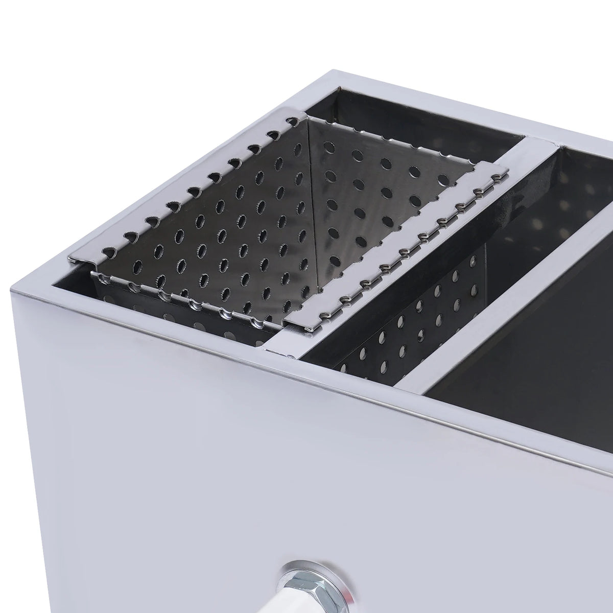 Silver Stainless Steel Grease Trap Interceptor Restaurant Baffles