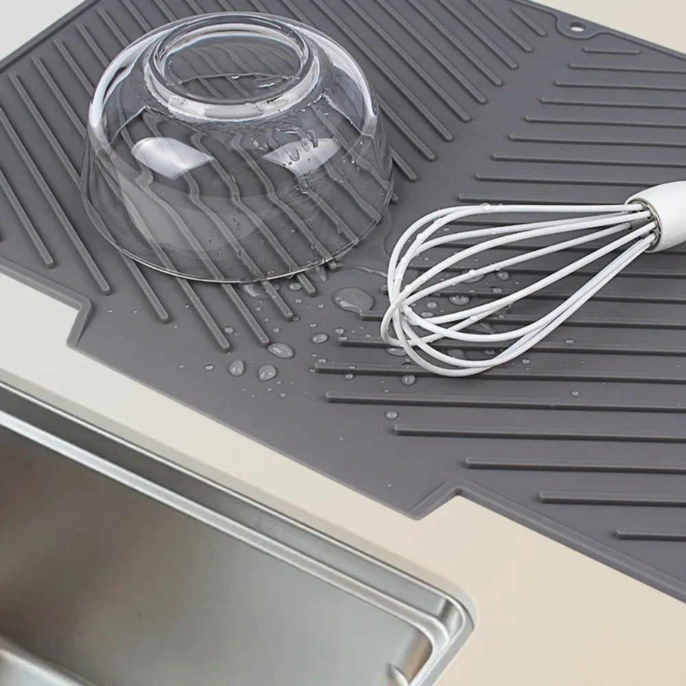 Silicone Wave Drying Mat Non Slip Dish Drainer
