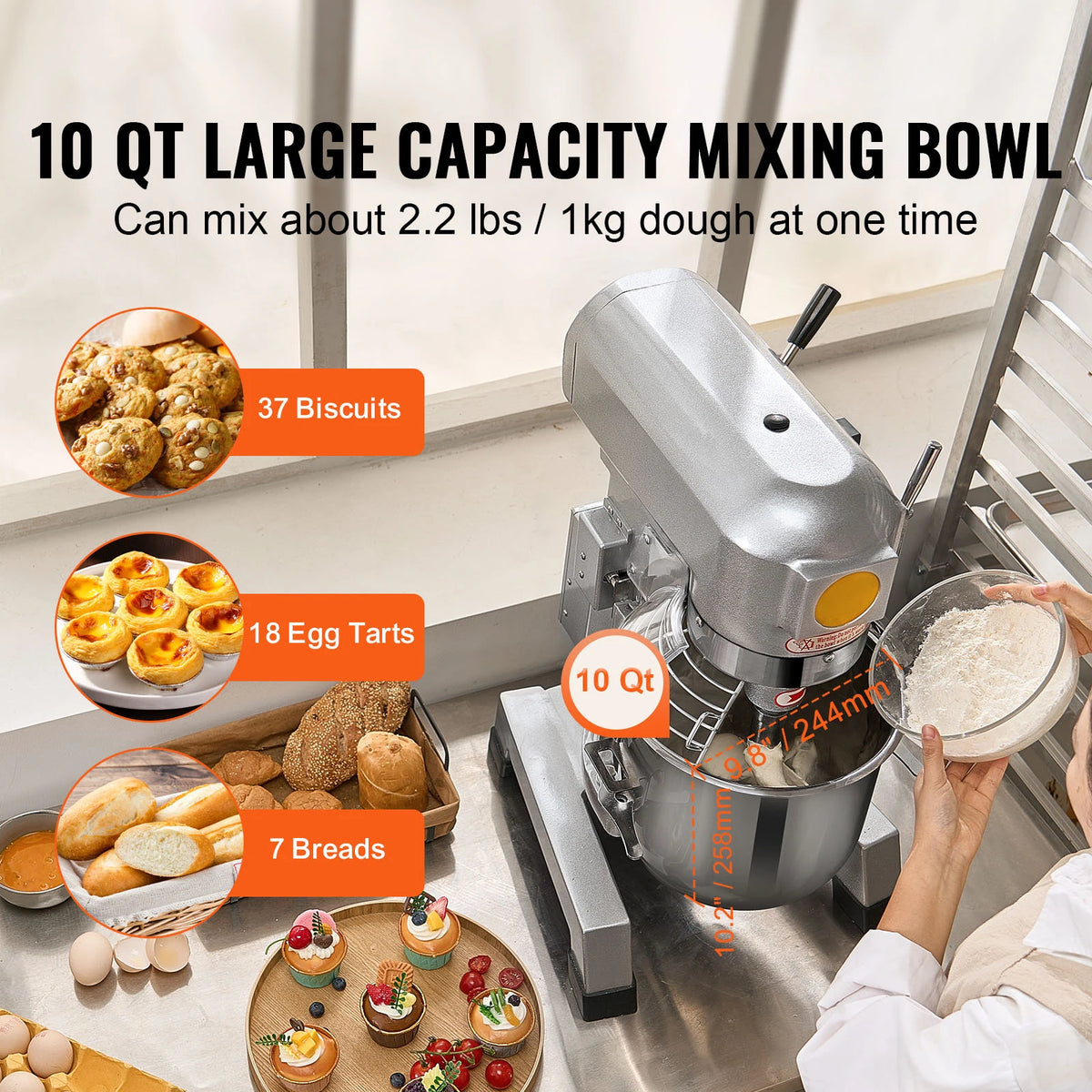 Succebuy 10l/14l/28 5l/18 7l Commercial Food Mixer Commercial