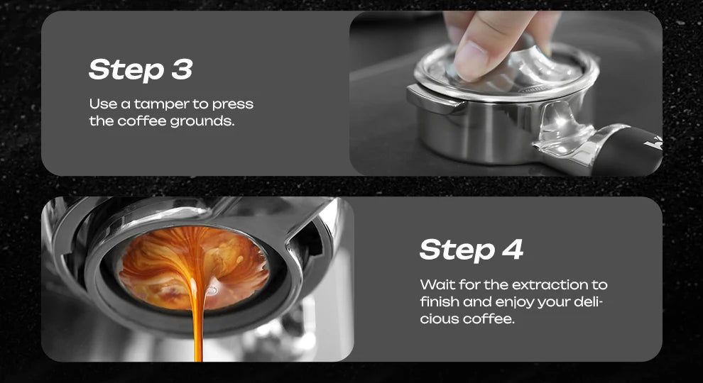 Hibrew V61 58mm Espresso Bottomless Portafilter 2in1 Double