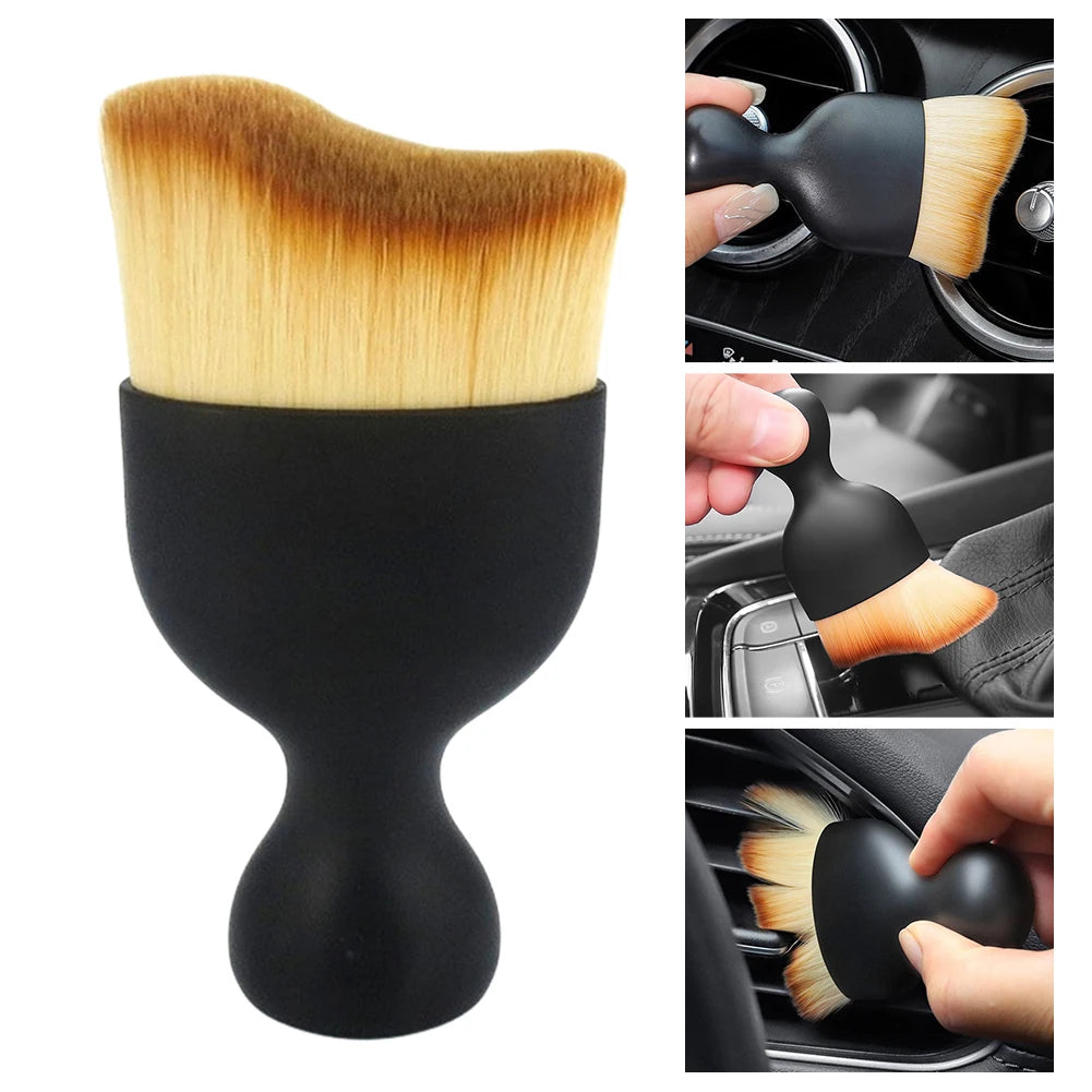Auto Interior Dust Brush Scratch Car Detailing Brush