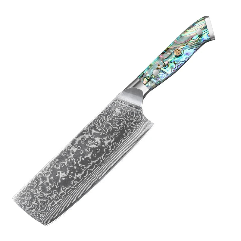 1-7 Chef Knife Super Sharp Japanese Damascus Steel