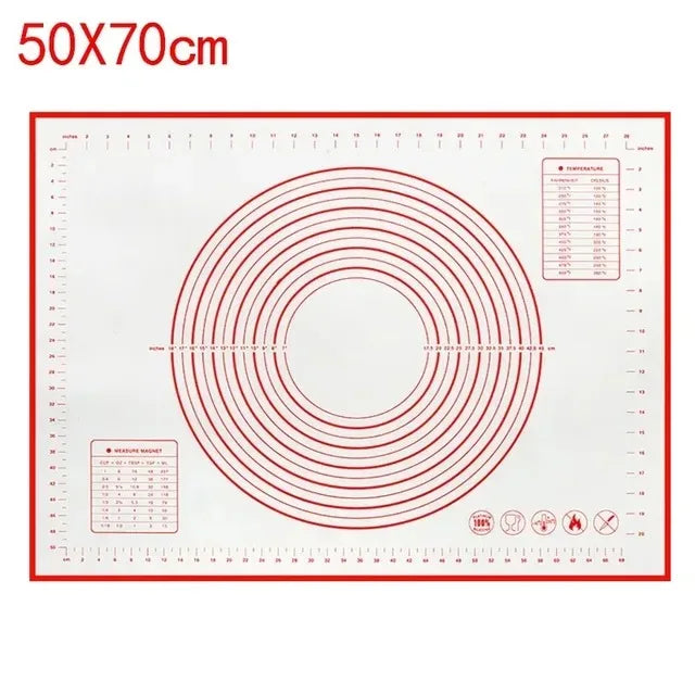Untior 1pcs Kneading Dough Mat Silicone Baking Mat