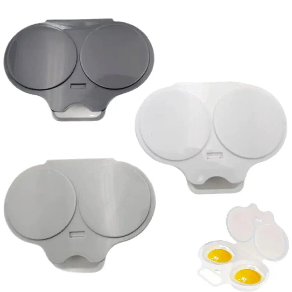 3pcs Food Grades Microwave Cooking Eggs Steamer Convenient