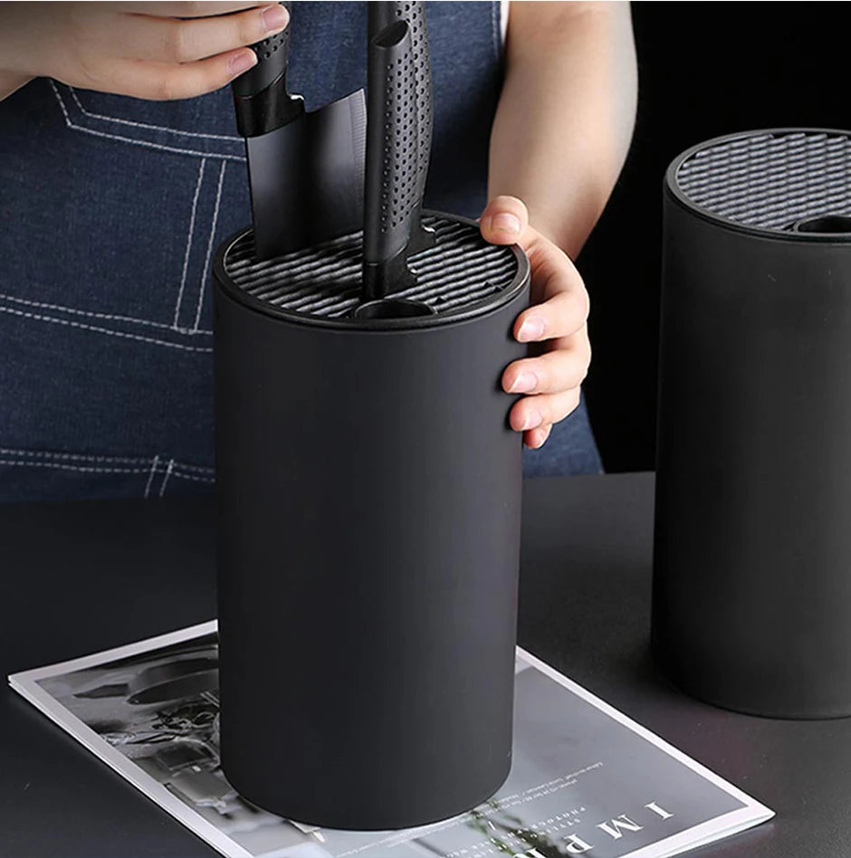 Knife Holder Multi-Function Utensil Stand Knife Block Pp