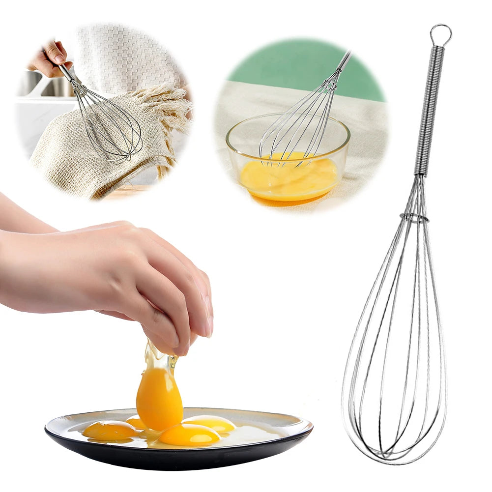 Whisk Stainless Steel Hand Mixer Cream Egg Stirrer