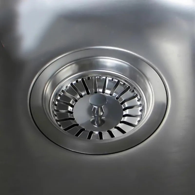 Sink Strainer Drains Filter Stainless Steel Stopper Waste