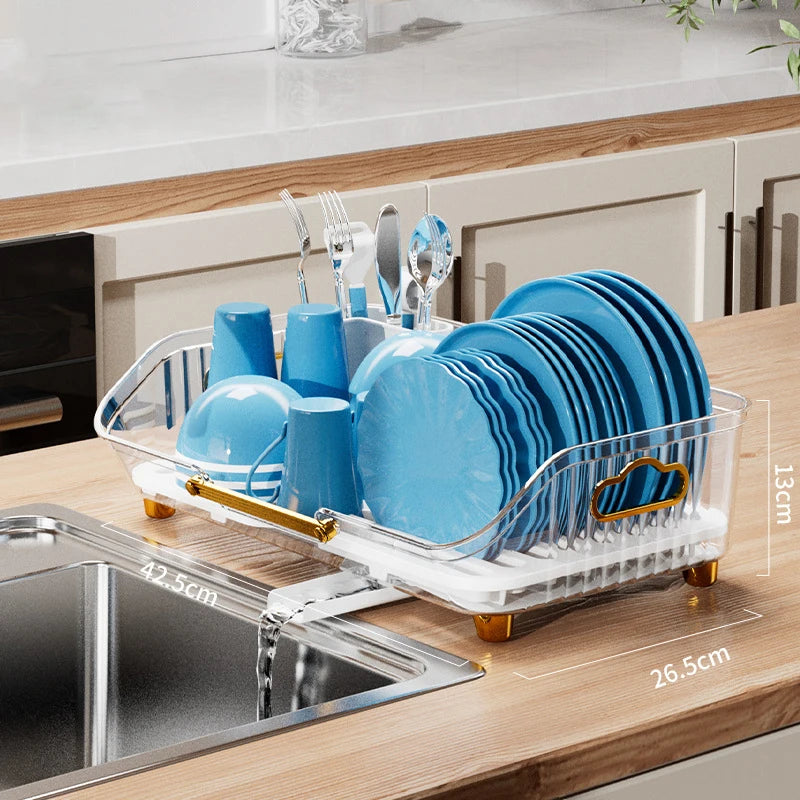 Luxury Dish Drying Rack Eco-Friendly Drainer Rack Drain