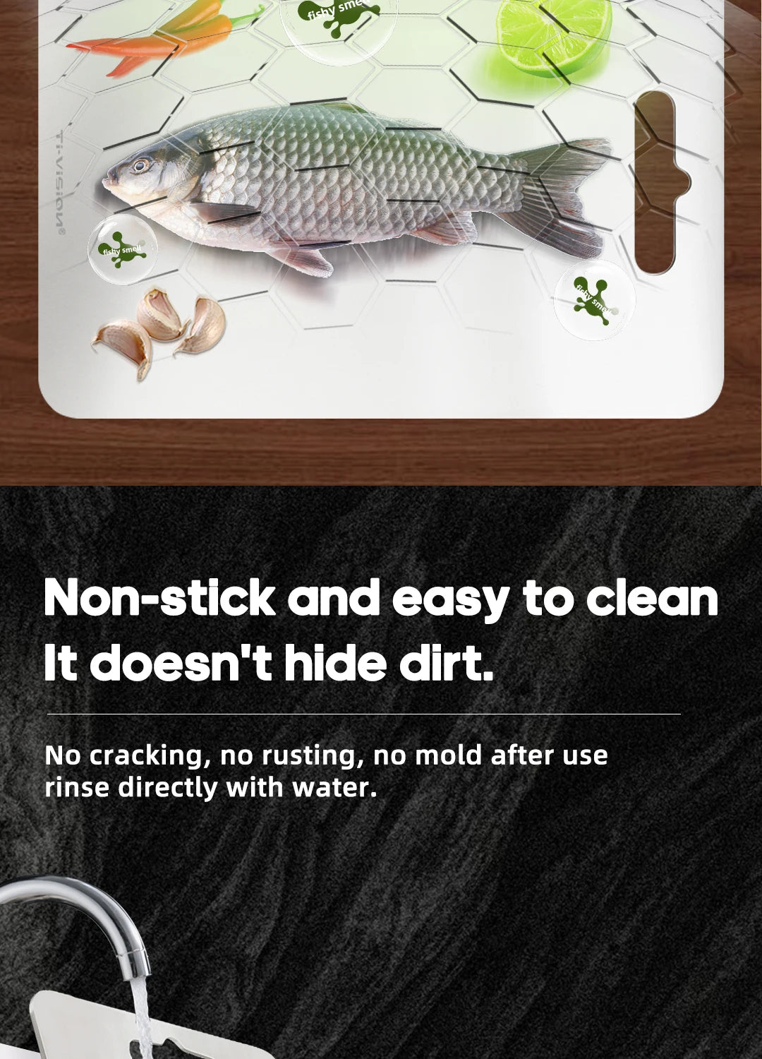 Food Grade Pure Titanium Cutting Board - Antibacterial
