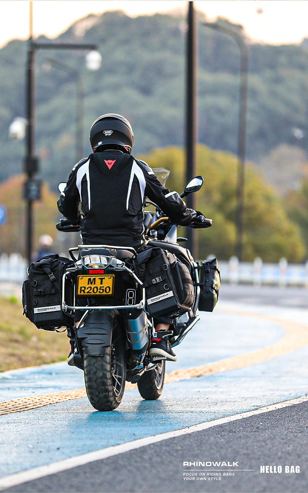 Rhinowalk Motorcycle Side Bag Quick Release 3d Cube