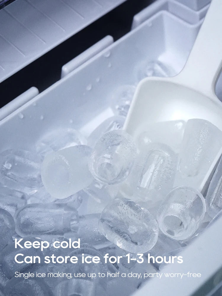 Hibrew Ice Maker Machine Automatic Ice Maker Self-Cleaning