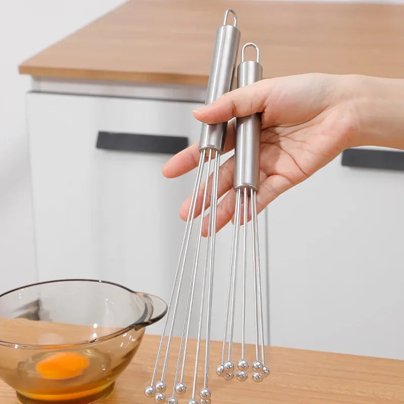 10 12 Stainless Steel Ball Egg Whisk Mixer