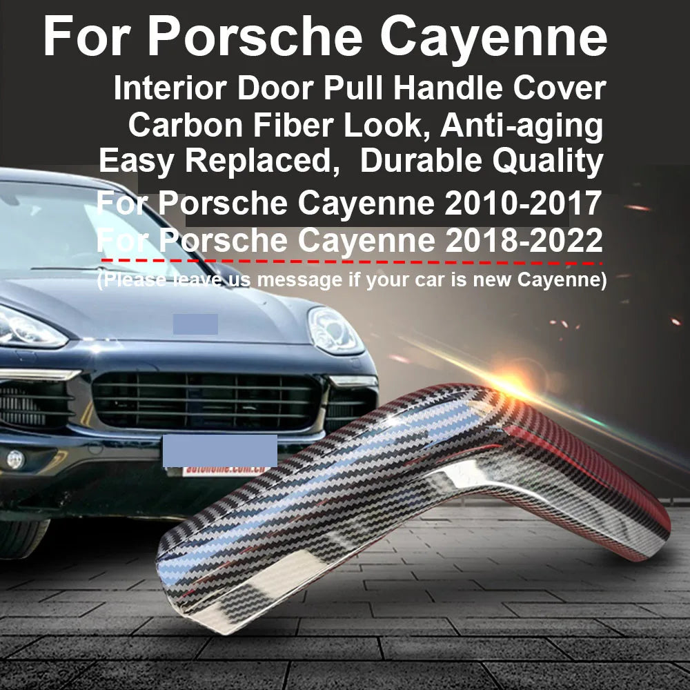 Car Abs Carbon Fiber Interior Door Pull Handle