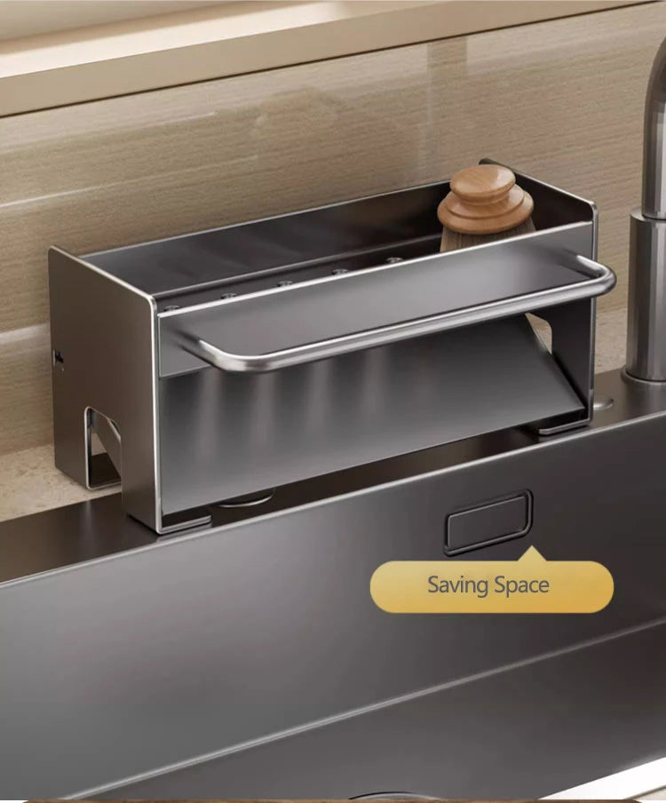 Sink Stand Sponge Holder Dish Drainer Organizers Storage