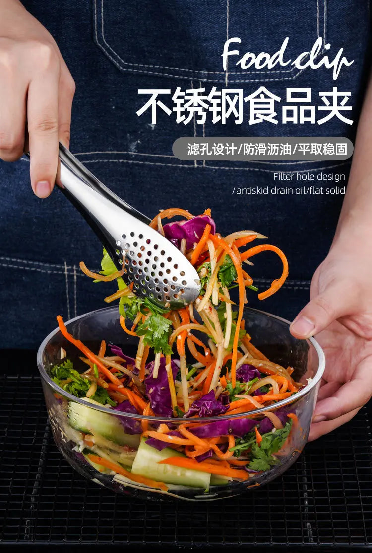 Tongs Utensils Bbq Food Clip Chief Tongs Stainless