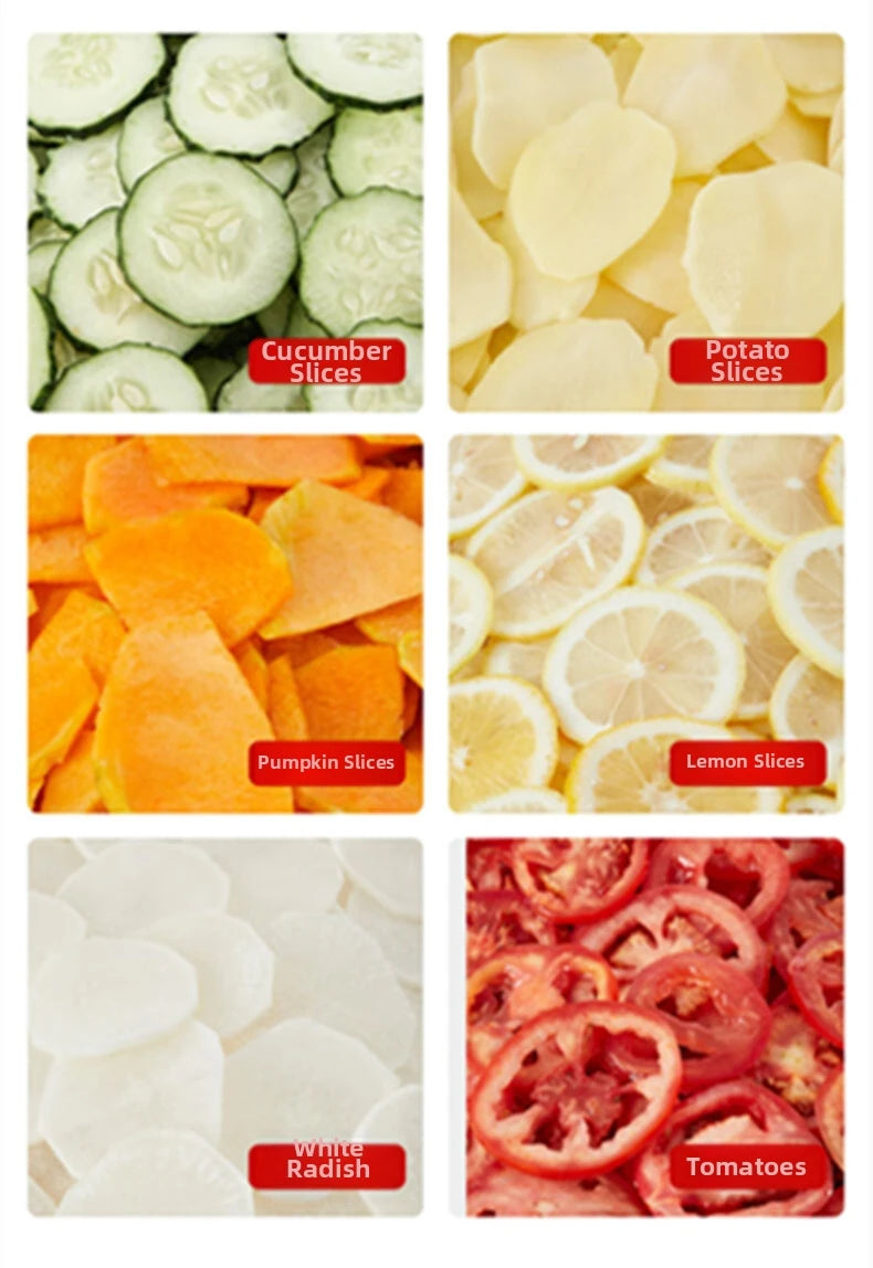 Commercial Multi-Function Electric Vegetable Cutter Automatic