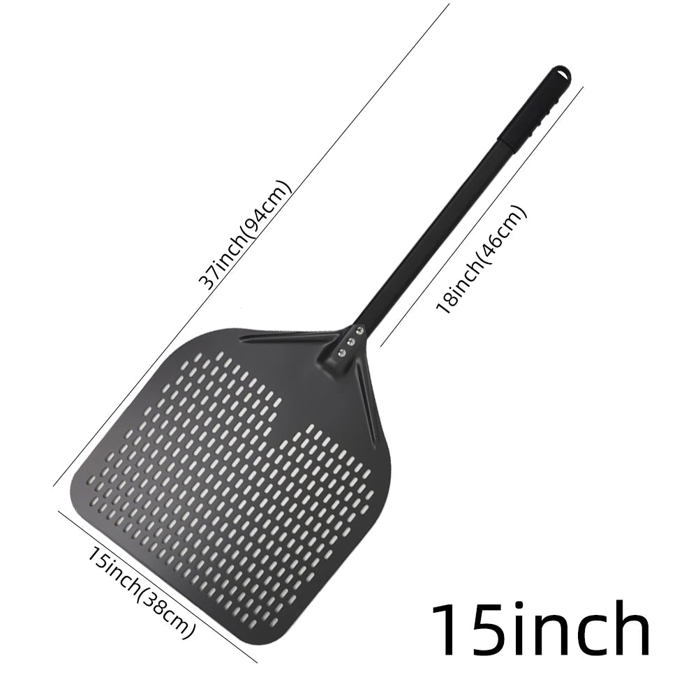 15 16 Inch Big Pizza Peel Perforated Shovel