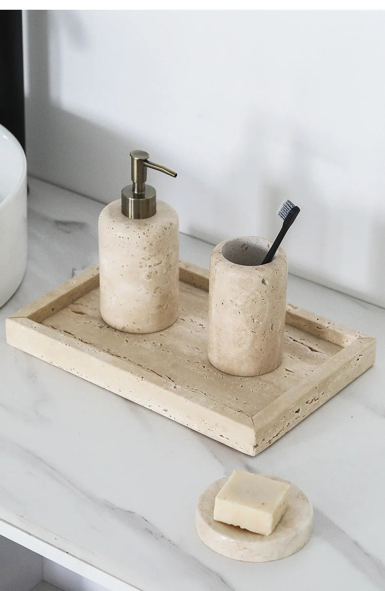 Ahunderjiaz-Wabi Sabi Style Soap Dispensers Bathroom Wash