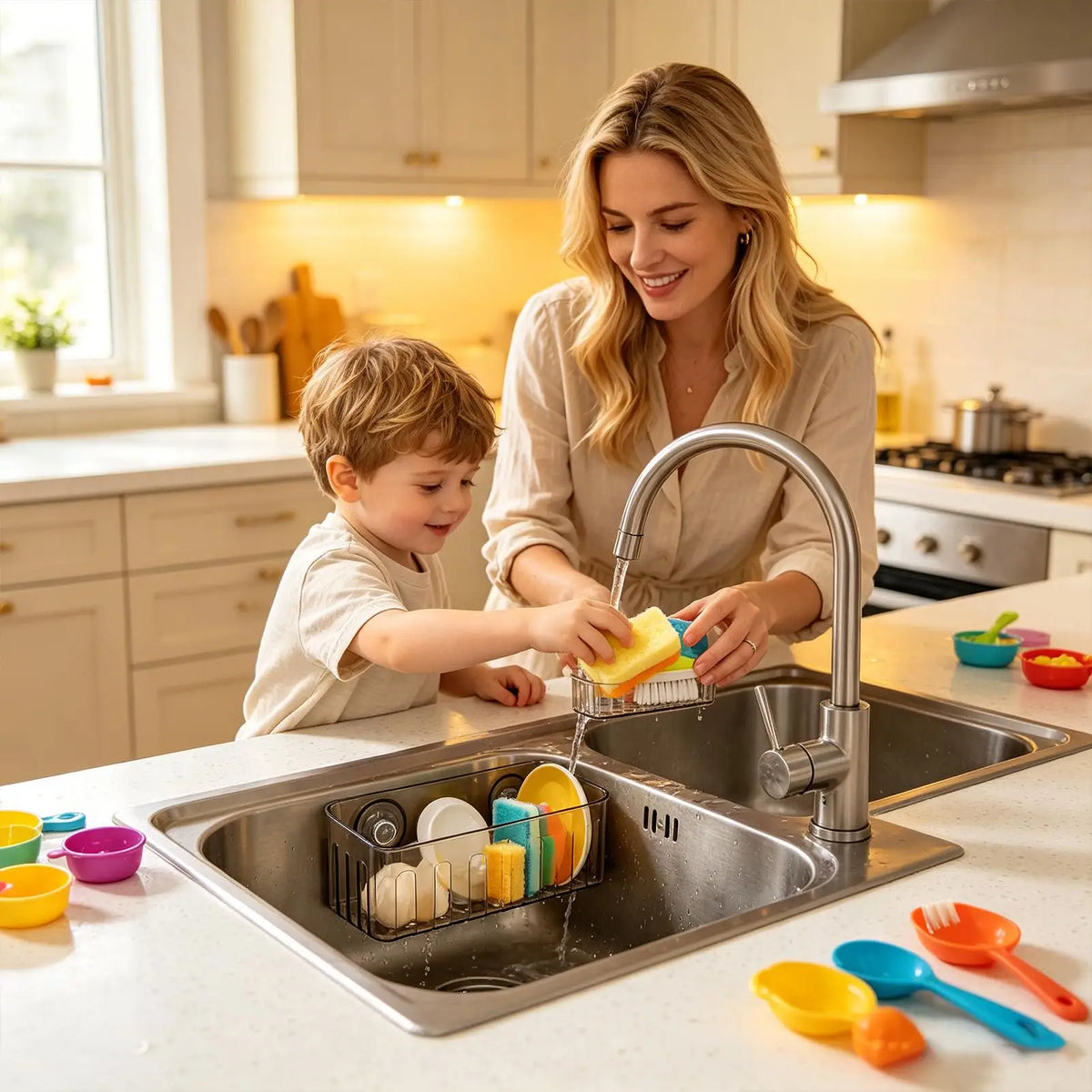 Sink Sponge Holder Suction Cups Storage Rack Suction