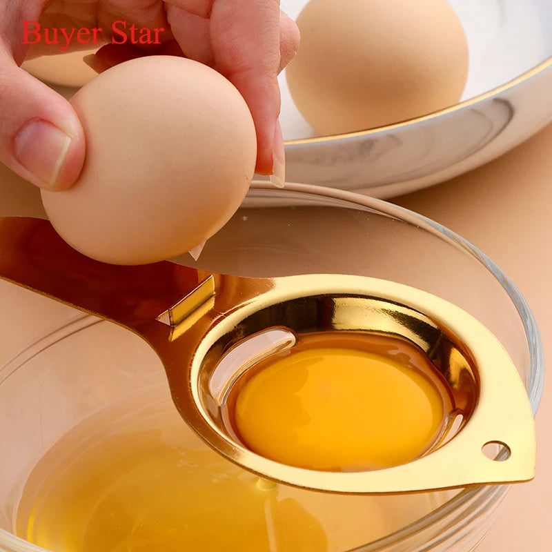 1pc Egg Separator Stainless Steel Egg Yolk White
