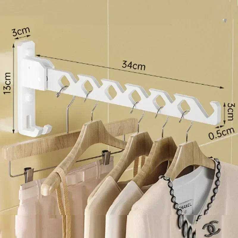 Clothes Drying Rack Collapsible Adjustable Angle Clothes Hanger