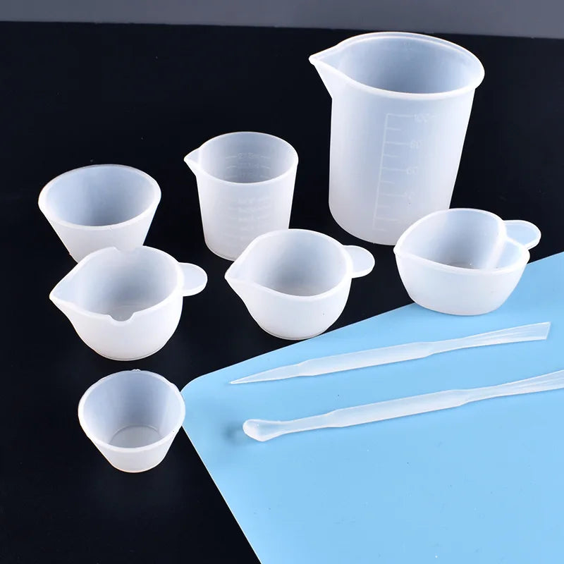 Silicone Mixing Measuring Cups Uv Resin Mold Paint
