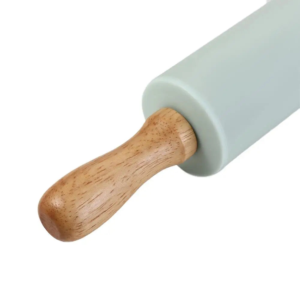 Reusable Thickened Rolling Pin Pastry Mat Round Silicone