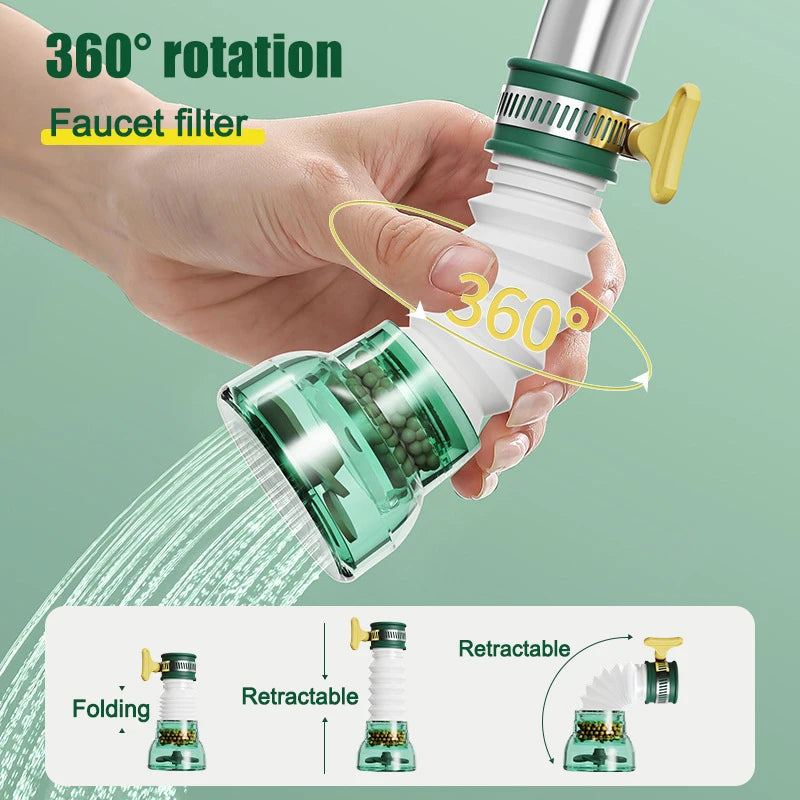 Universal 360 Rotation Faucet Bubbler Swivel Water Saving