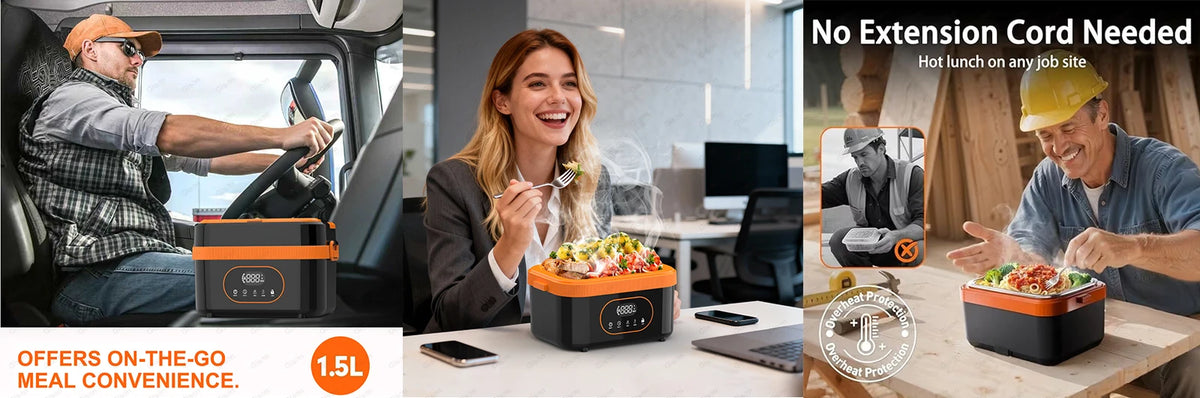 Gison Electric Heated Lunch Box Food Warmer 5l
